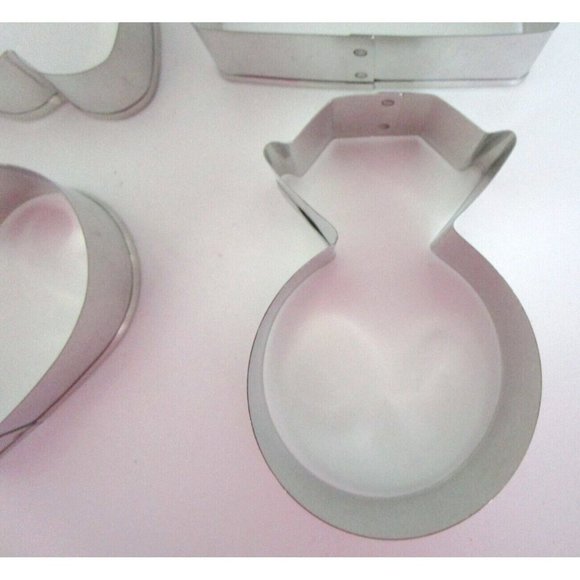 Ann Clark Cookie Cutters - 4 pc Wedding (Dress-Cake-Heart-Diamond Ring) USA New - Picture 8 of 11
